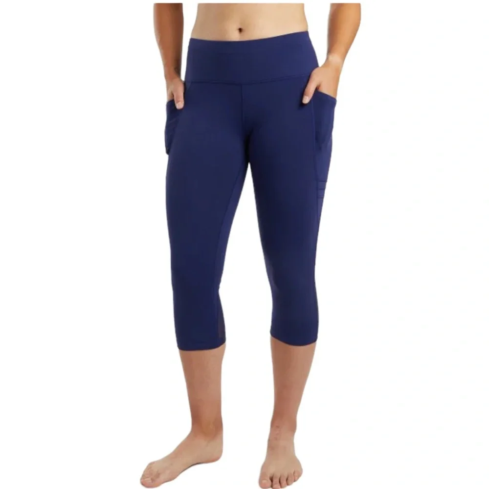 NWT Navy Oiselle Running Leggings, Blue Leggings - Picture 2 of 11